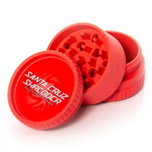 Santa Cruz Shredder | 3-Piece Hemp Grinder | Red