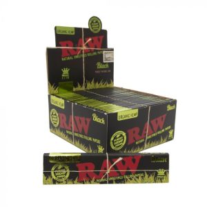 Raw | Black Organic Hemp King Size Slim Rolling Papers