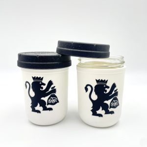 Re:stash Jar | 8oz Doja King Lion | White