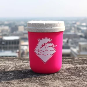 Re:stash Jar | 8oz Pink Dolphin ´´ Waves Puff “