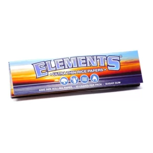 Elements | Kingsize Ultra Thin Wide – Rice Rolling Papers