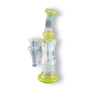 Dabber Jaws | Full Color Mini Klein Recycler | Ghost White