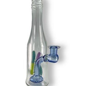 Emperial Glass | Sour Worms Bottle | Blue Perc