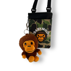 Bape | Camo Coin Purse with Baby Milo Storage Plushie