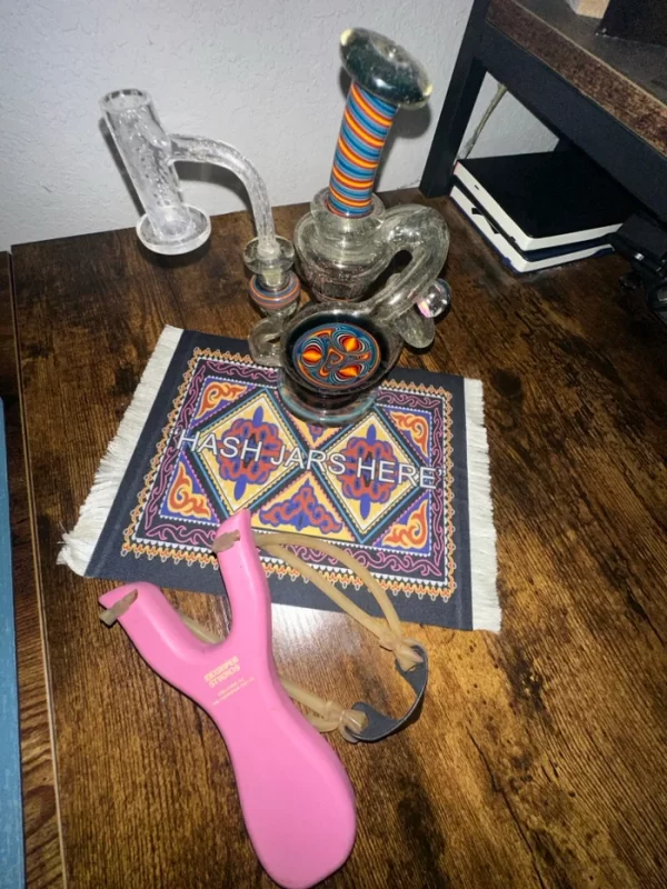 Red Panda Express | “HASH JARS HERE” RUG V2 THIN EDITION
